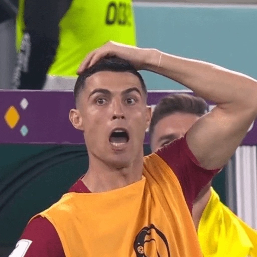 Reações do cristiano ronaldo 
