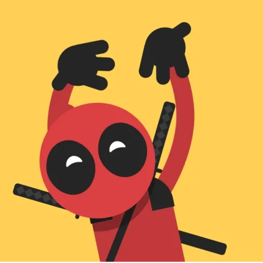 Stickers de Deadpool⚔️🩸
