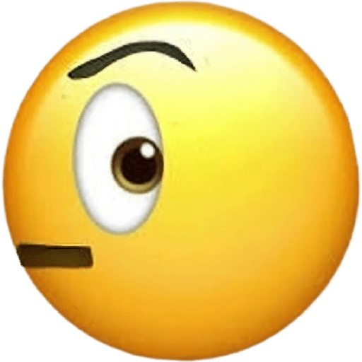 emoji amargado
