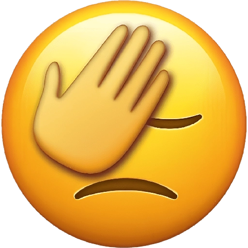 emoji amargado
