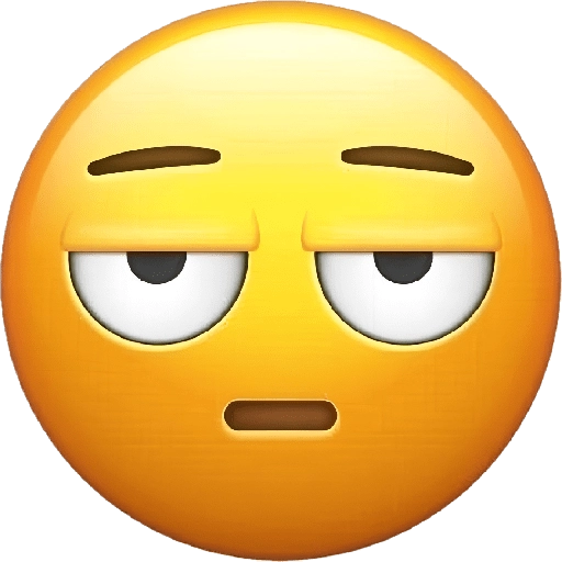 emoji amargado
