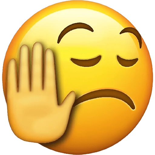 emoji amargado
