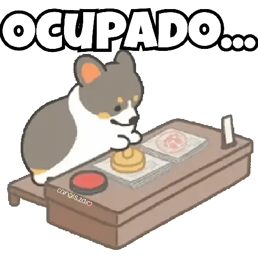 Trabajo Corgi Cute Kawaii 🐶 
