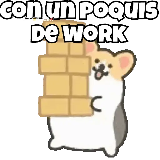 Trabajo Corgi Cute Kawaii 🐶 
