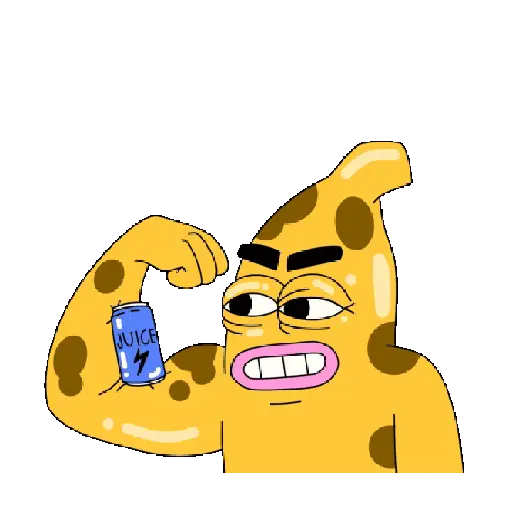 Banana animada 🍌👀 
