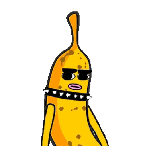 Banana animada 🍌👀 
 preview