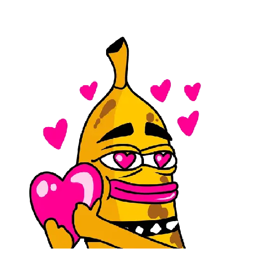 Banana animada 🍌👀 
