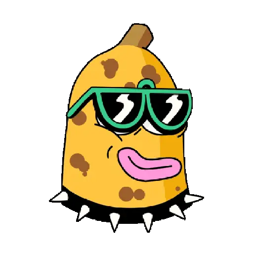 Banana animada 🍌👀 
