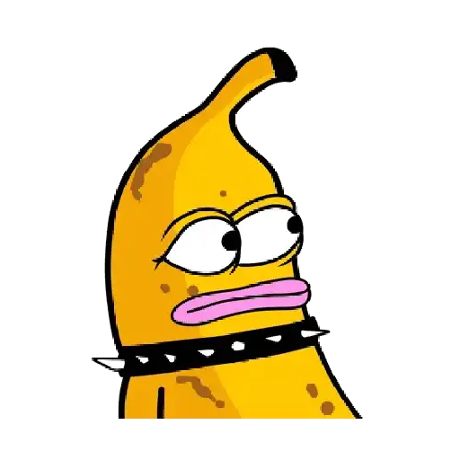 Banana animada 🍌👀 
