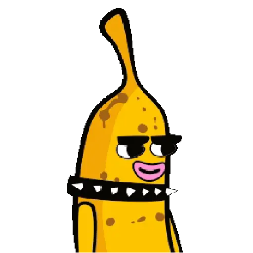 Banana animada 🍌👀 
 preview