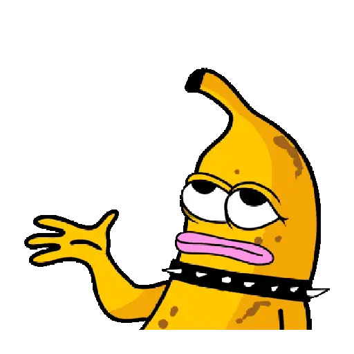 Banana animada 🍌👀 
