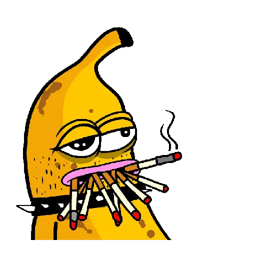Banana animada 🍌👀 
