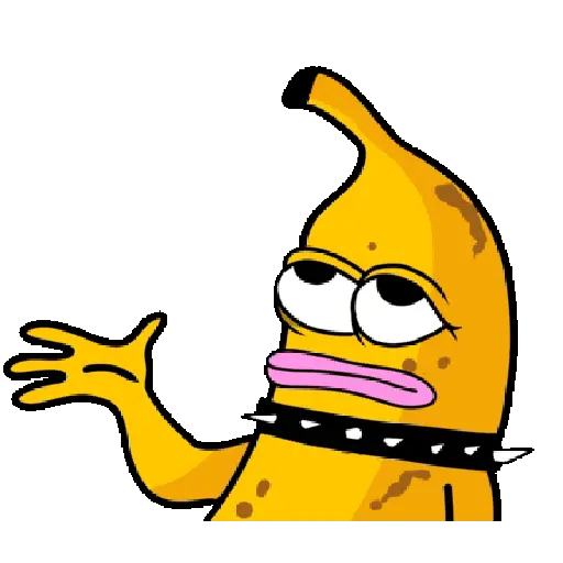 Banana animada 🍌👀 
