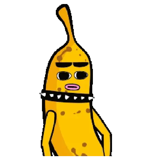Banana animada 🍌👀 
