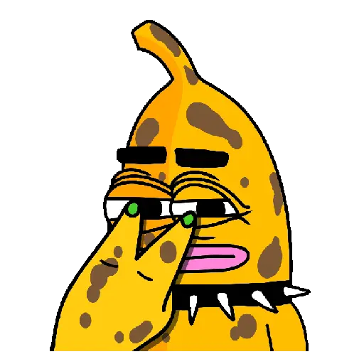 Banana animada 🍌👀 
