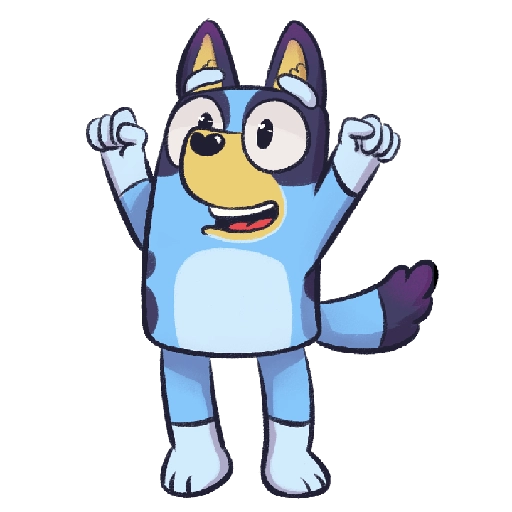 bluey by @honokahope 
 preview