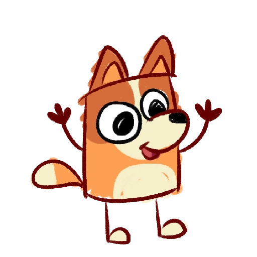 bluey by @honokahope 
