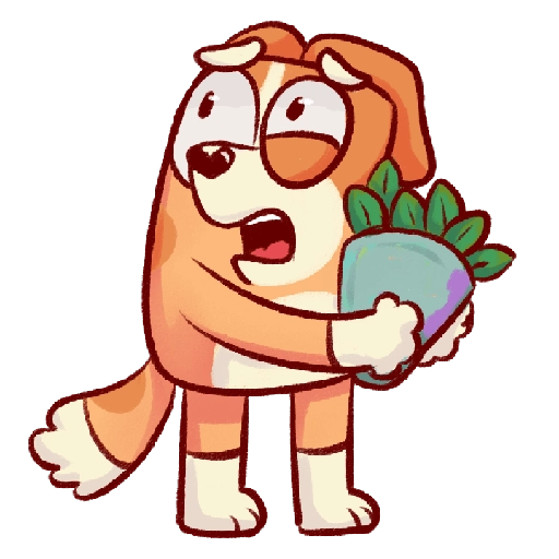 bluey by @honokahope 
