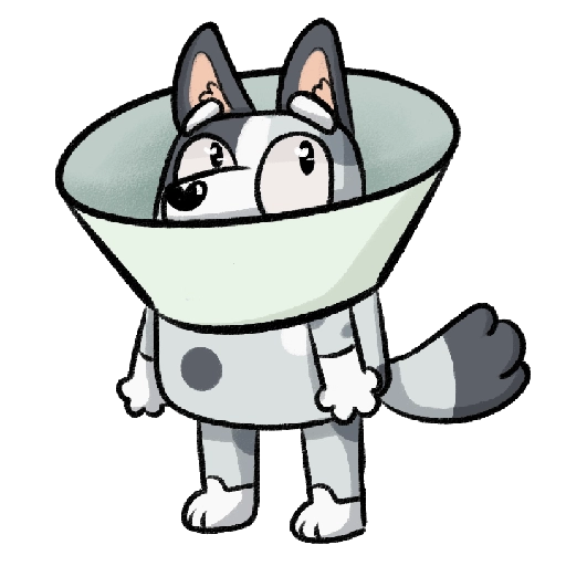 bluey by @honokahope 
