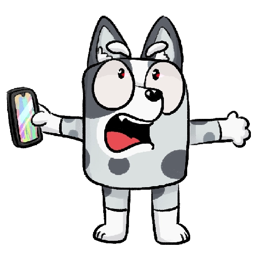 bluey by @honokahope 
