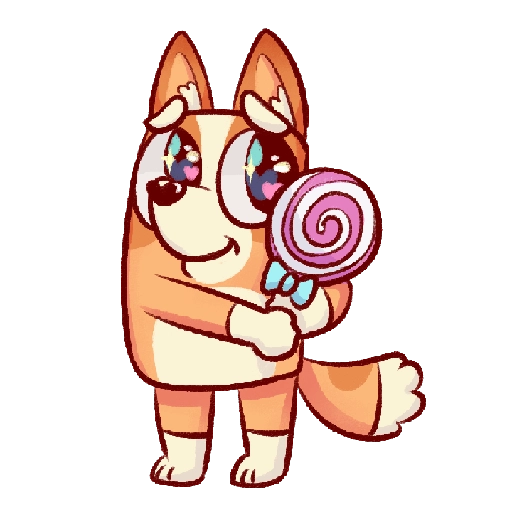 bluey by @honokahope 

