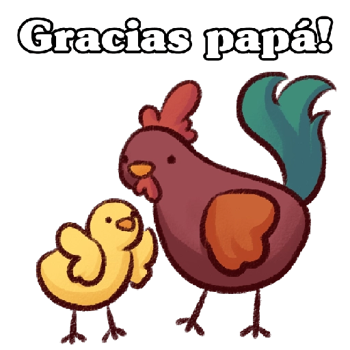 familia de pollitos 
