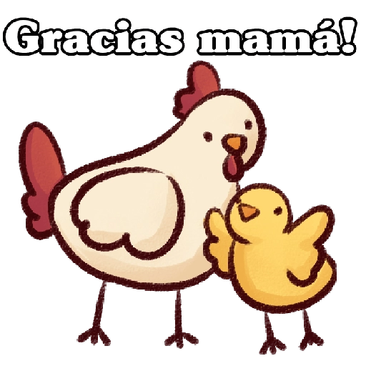 familia de pollitos 
