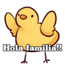 familia de pollitos 
