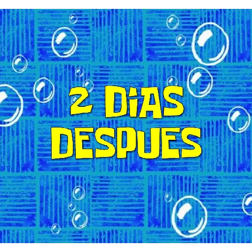 Bob Esponja Tiempo 🤪🕝⏰📅🗓️ 
