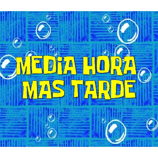 Bob Esponja Tiempo 🤪🕝⏰📅🗓️ 
