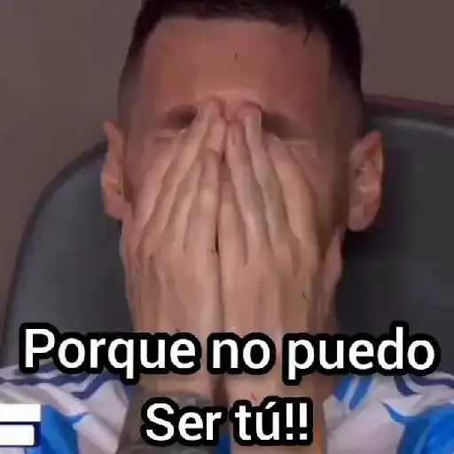 😕Messi llorando😭 memes 😕 
