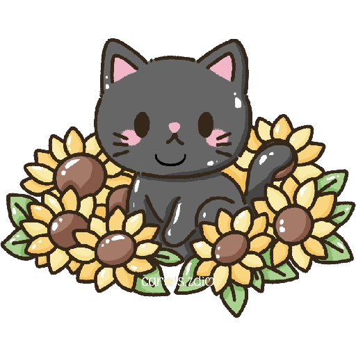 Flores amarillas michi cute🌼🌻 

