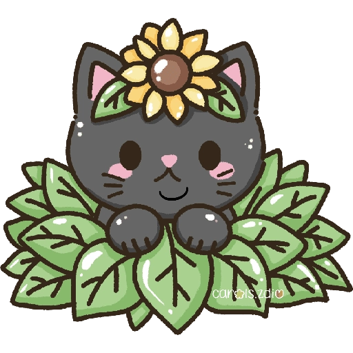 Flores amarillas michi cute🌼🌻 
 preview