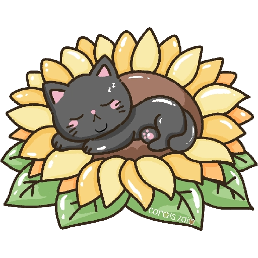 Flores amarillas michi cute🌼🌻 

