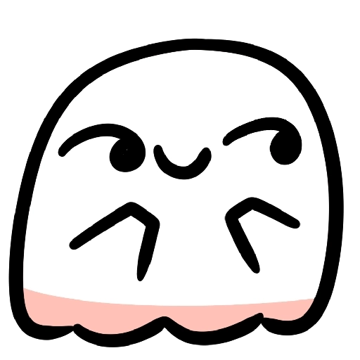 Ghosty: Halloween Sticker 🎃 
