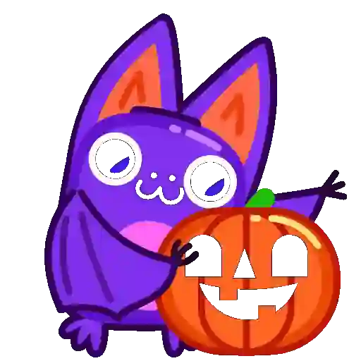 🎃 Ąŋimąteɗ Hąlloweeŋ Sticƙers  

