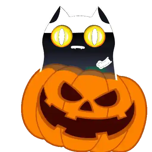 🎃 Ąŋimąteɗ Hąlloweeŋ Sticƙers  
