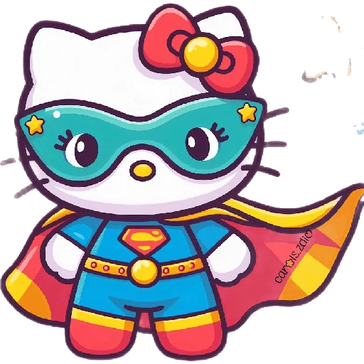 Hello Kitty Personajes 🎀🦸‍♀️🌟 
