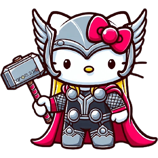 Hello Kitty Personajes 🎀🦸‍♀️🌟 
 preview