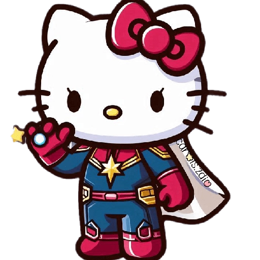 Hello Kitty Personajes 🎀🦸‍♀️🌟 
