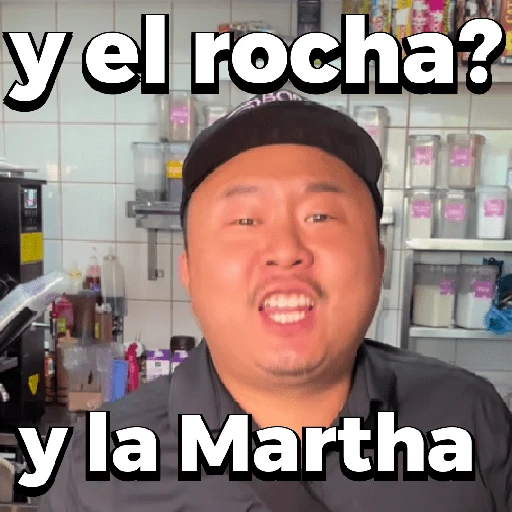El Rocha y doña Martha 😎 
