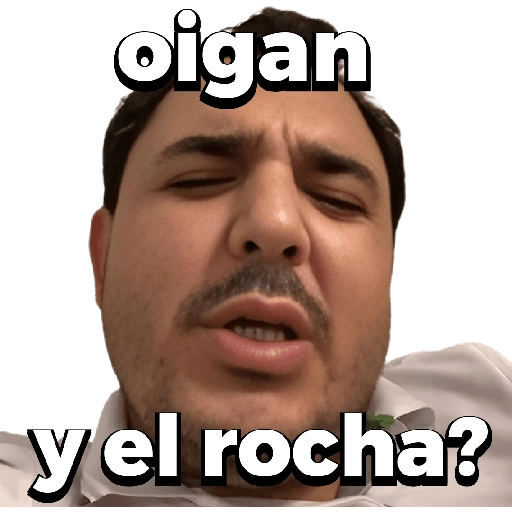 El Rocha y doña Martha 😎 
