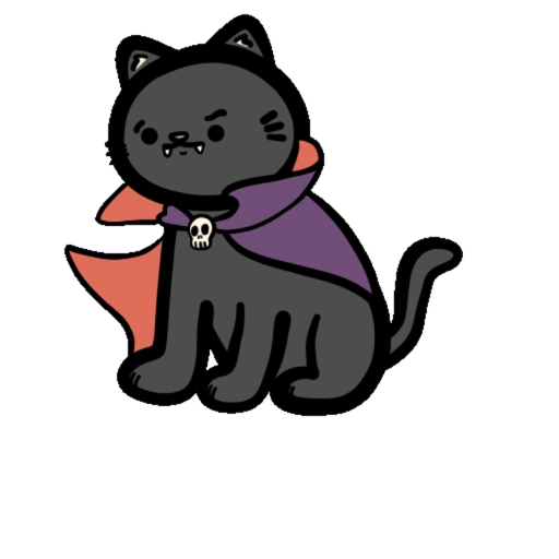 Michi Halloween 🎃🐈‍⬛💀 
