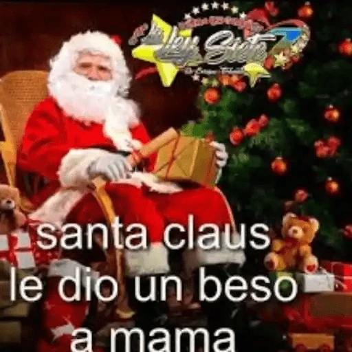 Santa Claus le dio un 💋 a mamá  
 preview