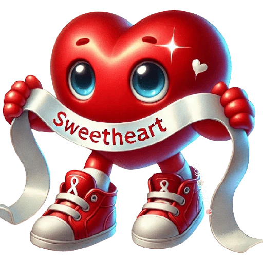 Corazón kawaii San Valentín ❤️ 
