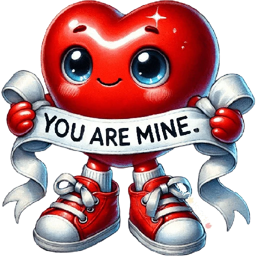 Corazón kawaii San Valentín ❤️ 
