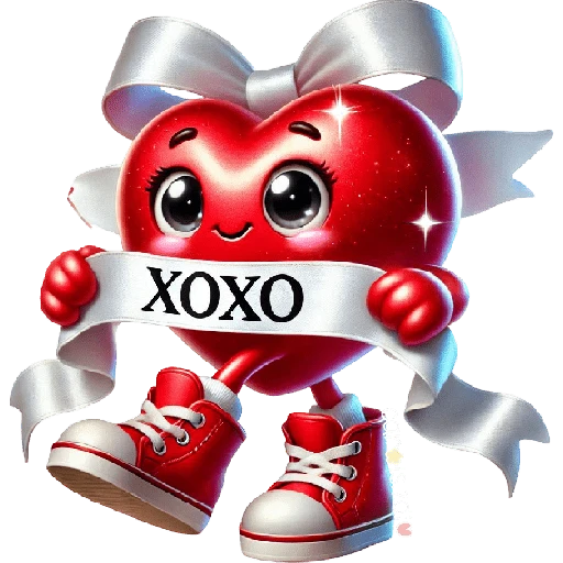 Corazón kawaii San Valentín ❤️ 
