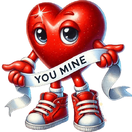 Corazón kawaii San Valentín ❤️ 
