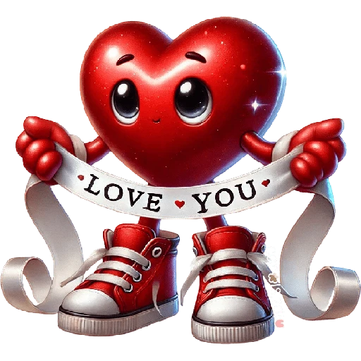 Corazón kawaii San Valentín ❤️ 

