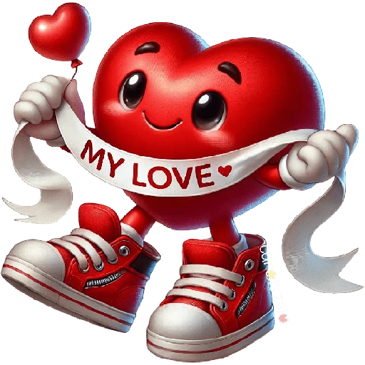 Corazón kawaii San Valentín ❤️ 
